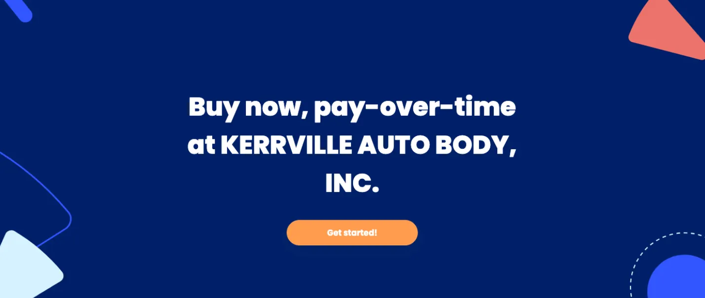 Kerrville Auto Body financing options through Sunbit